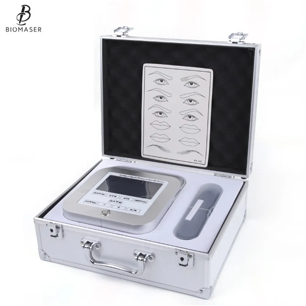 

Biomaser New Permanent Makeup Machine Eyebrow Tattoo Professional Digital Device Machine Eyebrow Lip Pen Machine Sets CTD003
