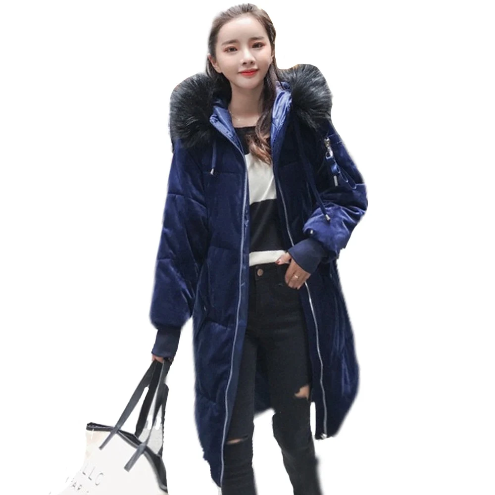

womens winter jackets and coats Parkas hooded heavy hair collar down bigger sizes winter jacket 8813 1963