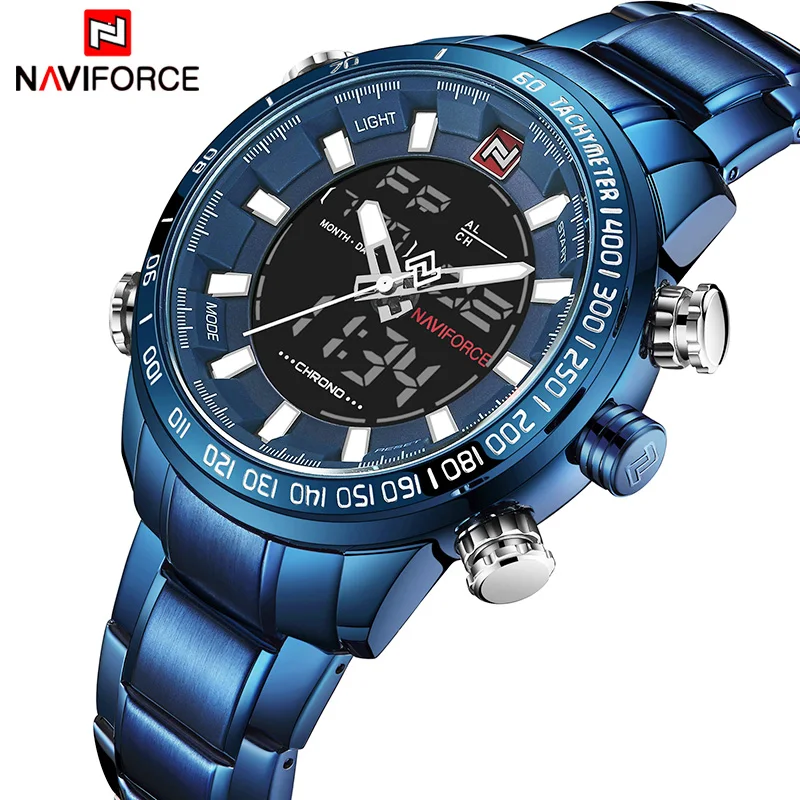 2018 мужские часы NAVIFORCE люксовый бренд армейские военные спортивные полностью