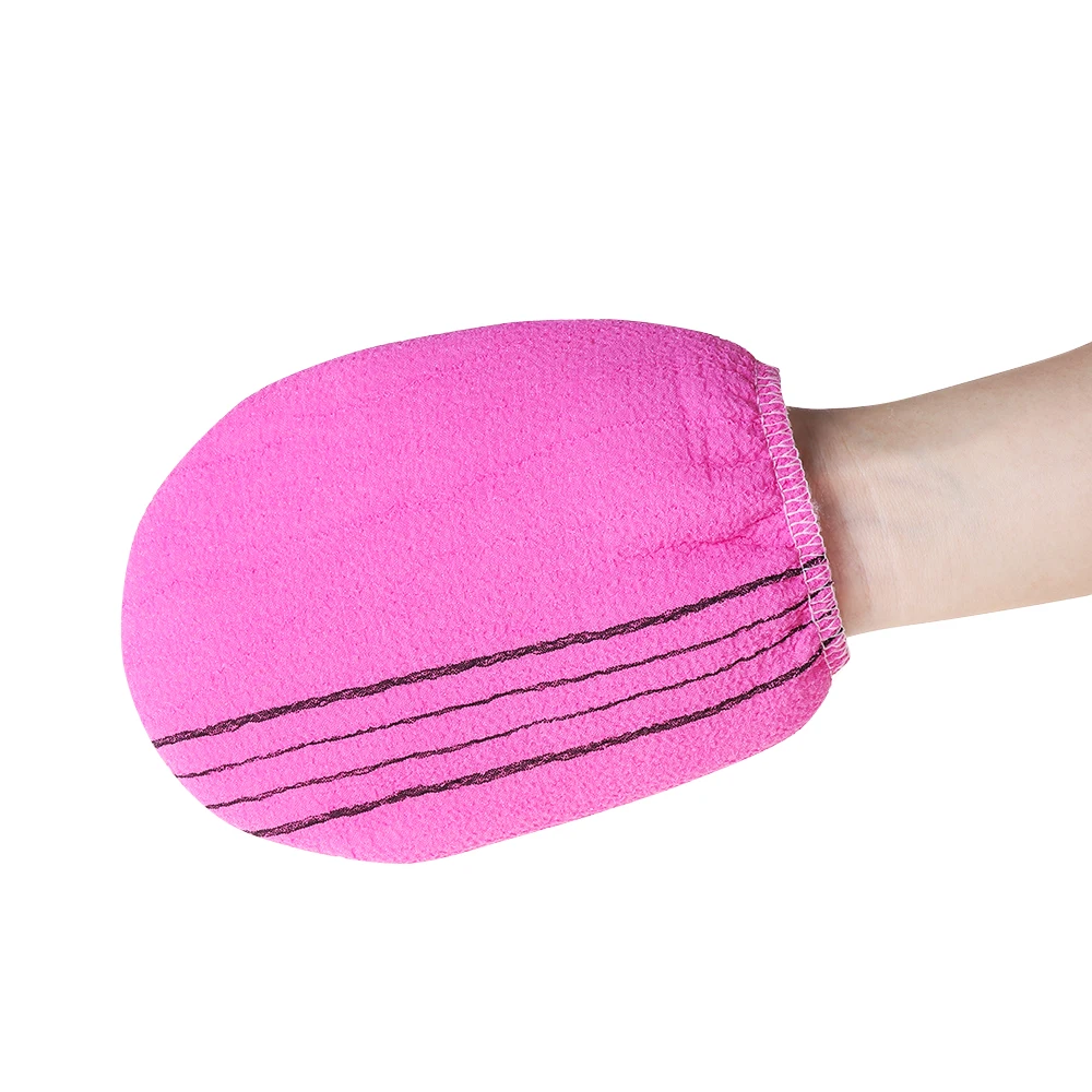 Разные цвета! 1 шт., корейские итальянские отшелушивающие банные перчатки для тела, массажное полотенце для тела, моющее средство для душа, скруббер, уход за телом
