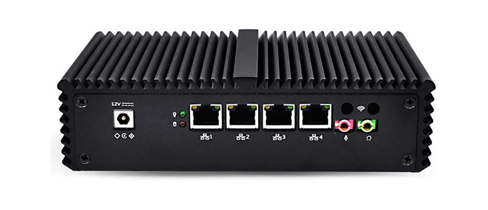 Мини ПК Core i5 с 4 Gigabit LAN Поддержка AES-NI K4200UG4 Linux Pfsense маршрутизатор брандмауэр промышленных крошечные маленький настольный компьютер