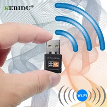 KEBIDU 2,4 ГГц 5 ГГц USB WiFi адаптер 600 Мбит/с WiFi Антенна ПК двухчастотный, компактный беспроводной компьютерный сетевой картоприемник 802.11b/n/g/a