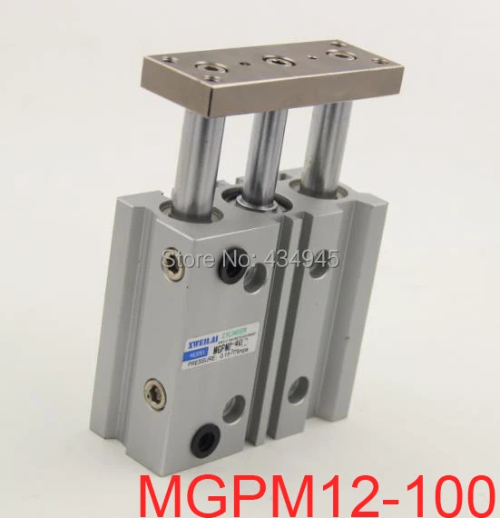 SMC type MGPM12 100 12mm bore 100mm stroke Pneumatic Guided Cylinder