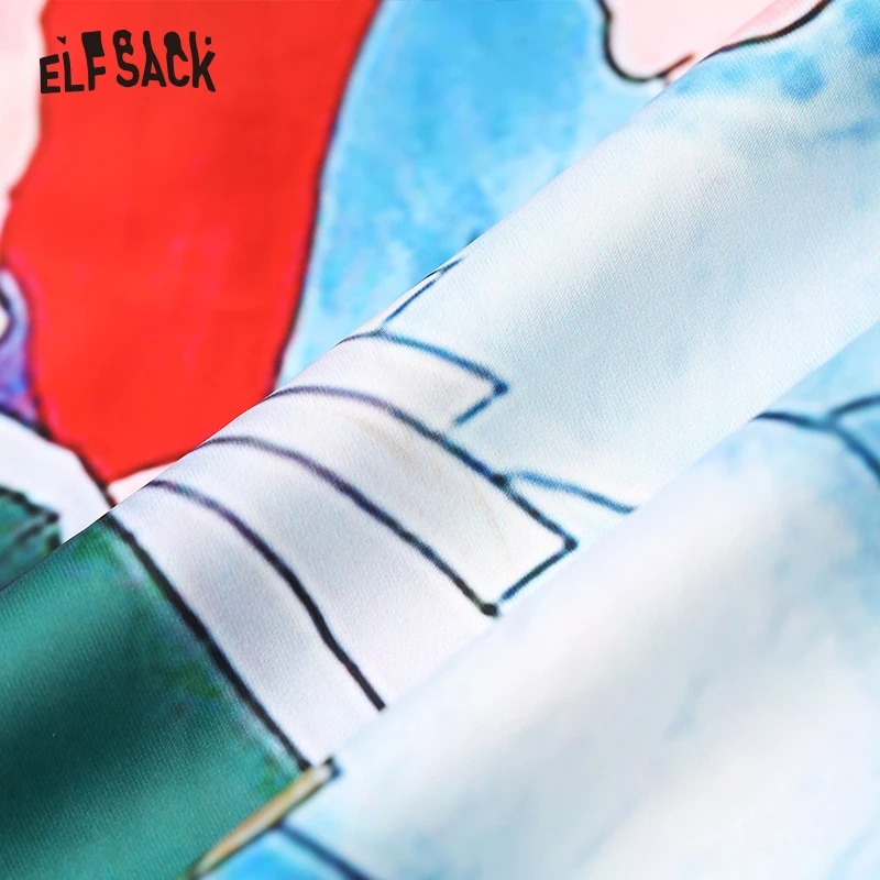 Женская винтажная юбка ELFSACK повседневная трапециевидная Юбка со средней талией и