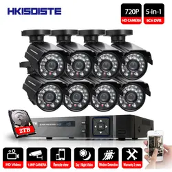 8CH DVR 1080P HDMI CCTV системы видео регистраторы 8 шт. 2000TVL охранных водонепроницаемый ночное видение камера наблюдения наборы