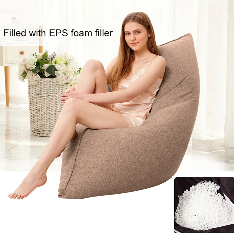 

New Bean Bag Sofa Chair in Living Room Magic Seat Shell Comfort Puff Bean Bag Bed Cama With Foam Filler Outdoor Furniture Sofas
