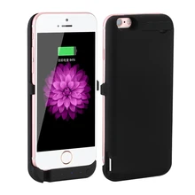 Внешний 5000 мАч смарт задняя Мощность Bank пакет Батарея Зарядное устройство адаптер чехол Обложка для iPhone 6 6s Plus с закаленным стеклом и usb