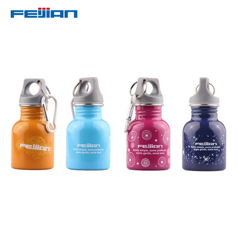 

Feijian 130ml 304 stainless steel kids sport water bottle bpa free Leak-Proof Seal protein shaker drinking milk bottle school