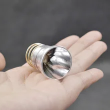 10 шт. 26,5x22 мм Алюминий OP отражатель SMO для CREE Q5/R5/XM-L2 U3/V3/365nm/850nm светодиодный и т. д. с прокладкой