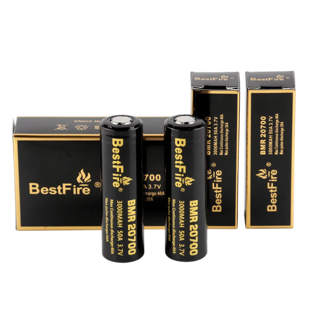 Bestfire Bmr 20700 аккумулятор 3000mah 50A 3,7 V литиевая аккумуляторная батарея 20700 для электронных сигарет Vape мод