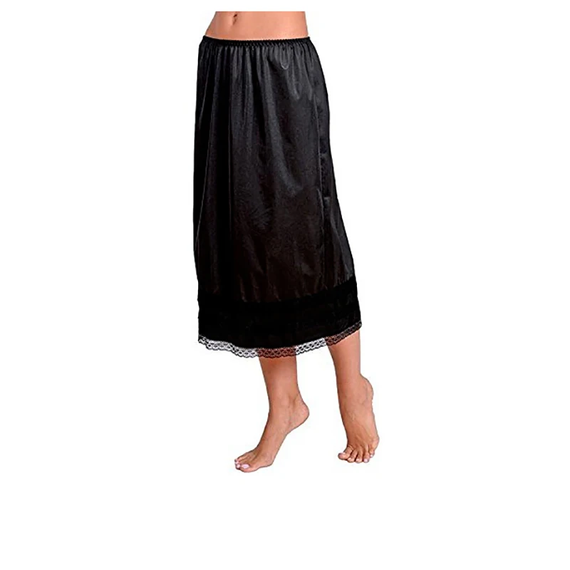 Pleated Skirts Women Elastic High Waist Fold Solid Bust Skirt Swing ...
