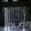 AC220V 3M width x 2M Height 180LED Christmas Garlands String Christmas Light Party Garden Wedding Decor Curtain fairy Lights ► Photo 2/6