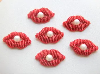 

10pcs heavy bead applique patch, Patch for Clothing on Sewing Applique Cute Sew On Fabric DIY Apparel Accessori