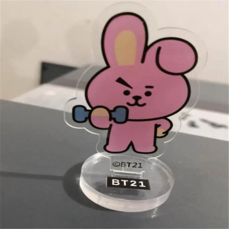 2018 Новый Kpop OPPASTORE BTS BT21 Standcard Bangtan обувь для мальчиков мультфильм пластик украшения