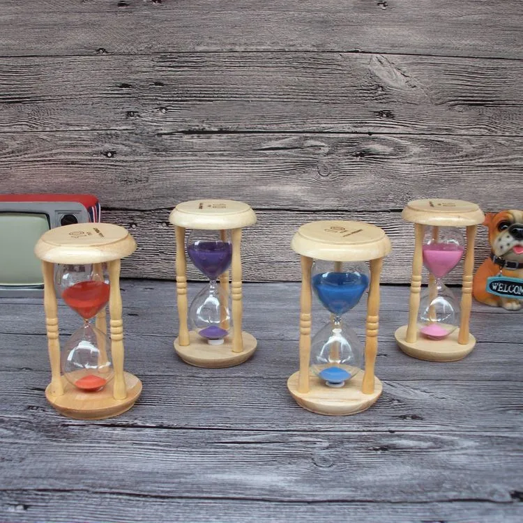 10 минут круглые деревянные песочные цветы песочные часы для дома кухонный таймер часы декор предметы интерьера песочное стекло подарок на день рождения