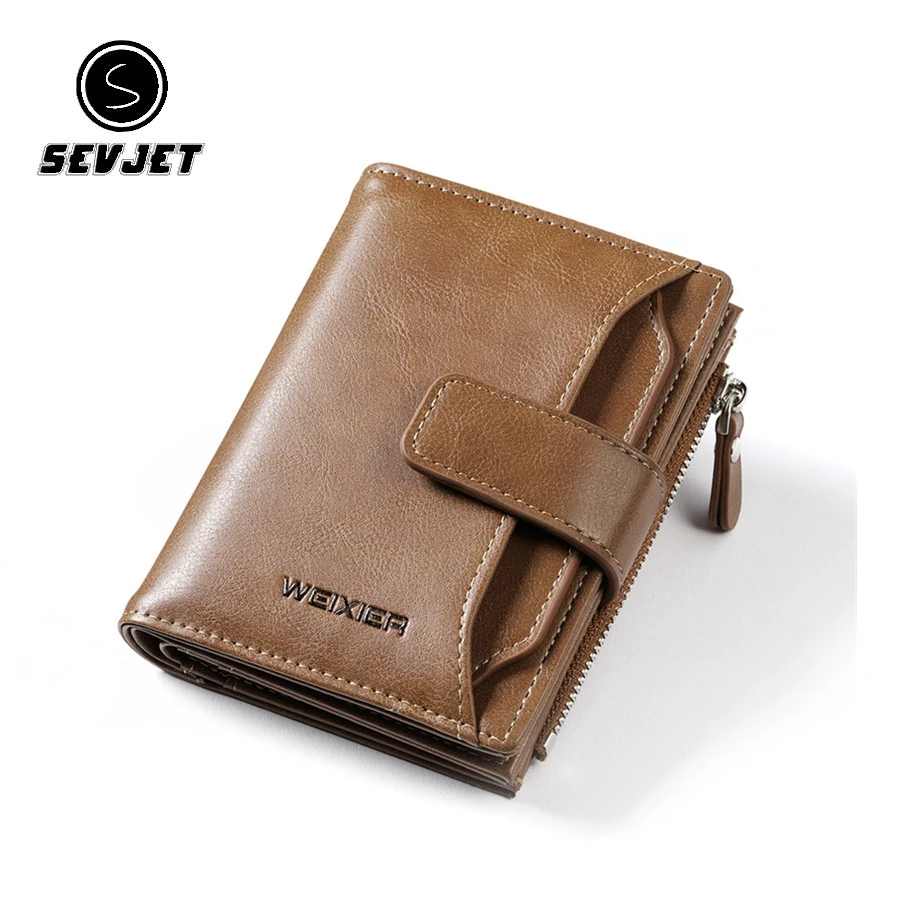 

2019 Brand Men Short Wallet Mini Leather Men Purse With Coin Pocket Business Male Zipper Wallet Small Carteira Holder CJ580