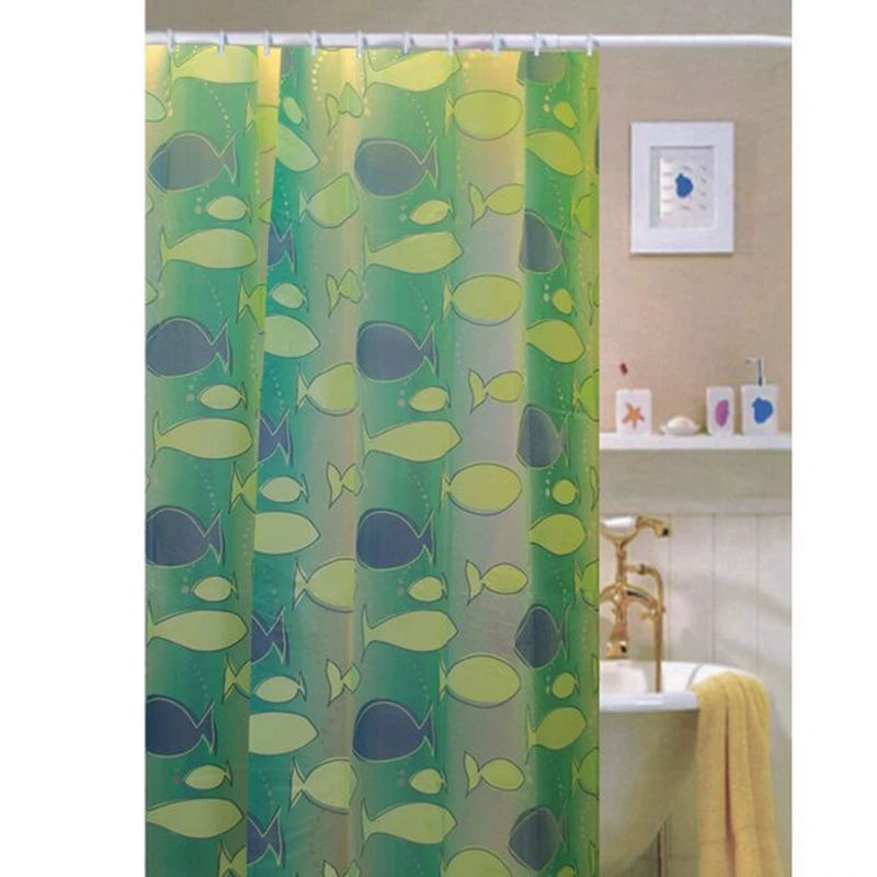 Promotion shower curtain PEVA ECO friendly waterproof bathroom shower