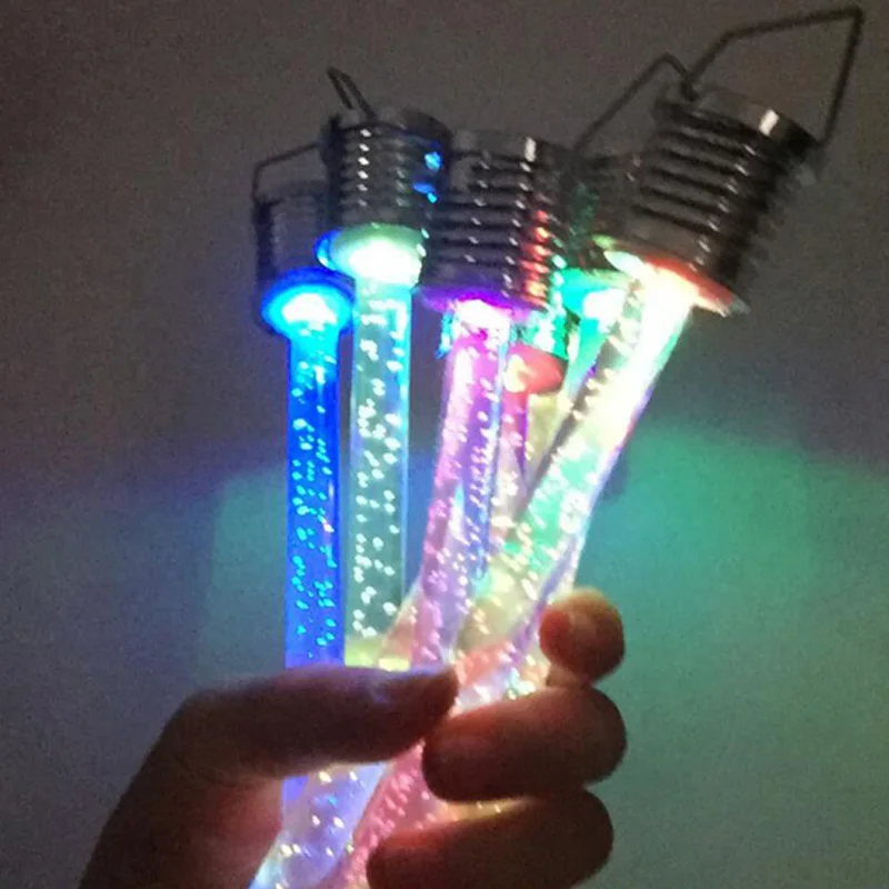 LED Solar light Hang Pendant Lights Colorful Outdoor Lamp Chandelier Christmas Party Tree Decor acrylic stick Garden Solar lamp (6)