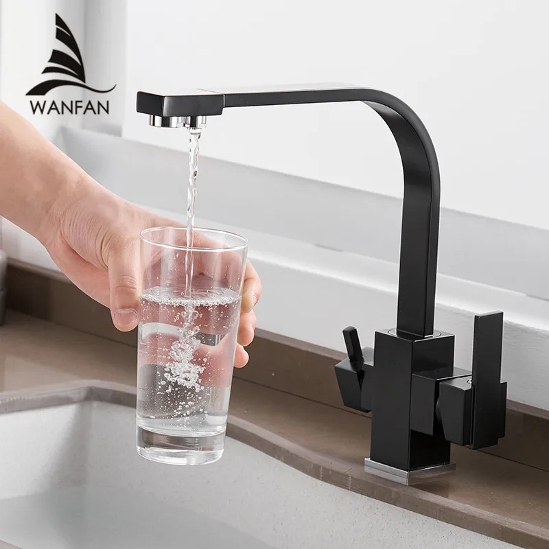  Kitchen Faucets Deck Mounted Mixer Tap 360 Degree Rotation with Water Purification Features Mixer T - 32875315209