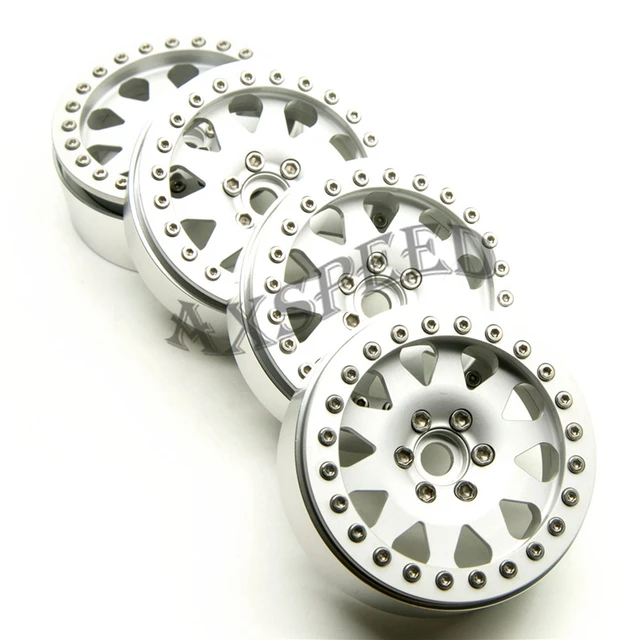 Cheap AXSPEED Silver 2.2 Alloy Wheel Rim 2.2inch Wheel Rims for 1/10 RC D90 SCX10 CC01 D110 Rock Crawler 2.2 wheels Cheap AXSPEED Silver 2.2 Alloy Wheel Rim 2.2inch Wheel Rims for 1/10 RC D90 SCX10 CC01 D110 Rock Crawler 2.2 wheels