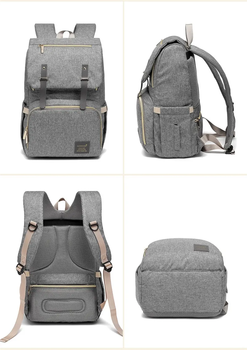 Korean Style Baby Diaper Changing Bags Mother&Kids Out Travel Milk Bottle Bag Multifunctional Large Capacity Mother Backpack 24