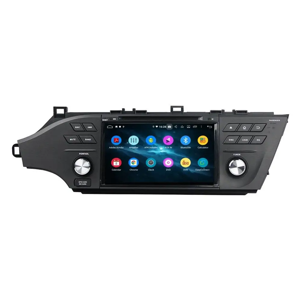 Best DSP Android 9.0 Octa Core 2 din 8" Car Radio DVD GPS for Toyota Avalon 2015 2016 4GB RAM Bluetooth 4.2 WIFI USB DVR 32GB ROM 1