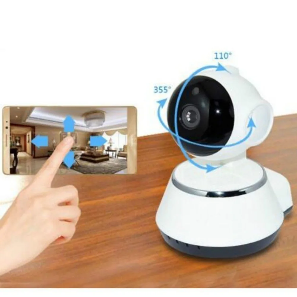 LESHP видеоняня мини IP камера 720P HD 3 6 мм Беспроводная умная WiFi детская Аудио запись