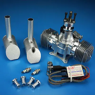 DLE60 60CC двойной бензиновый двигатель БПЛА система питания с