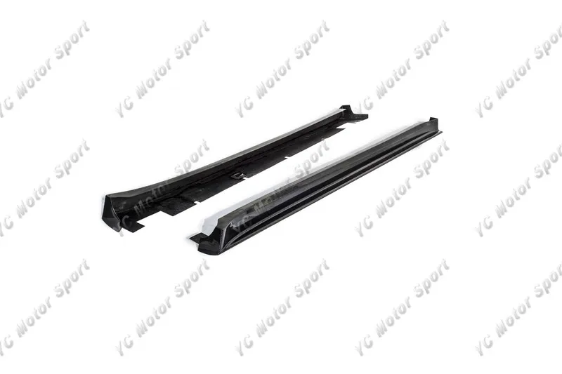 2016-2018 TESLA Model X SUV Revozport R-Zentric Style Side Skirts CF (2)