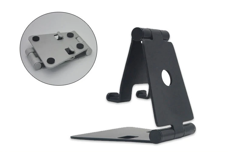 

[FS] Portable Display Fodable Stand For IPS LCD Display Holder For Ipad IPhone Universal Aluminum Alloy Foldable Stand