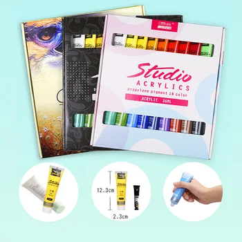 Acrylic paint set for artists 2