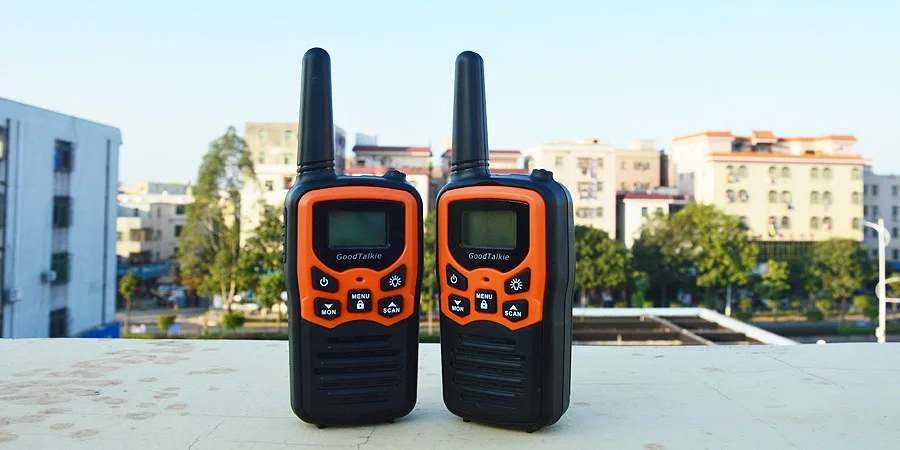 2 шт GOODTALKIE T5 Walkie Talkie UHF частота портативный двухсторонний радиоприемник заказной чехол для рации