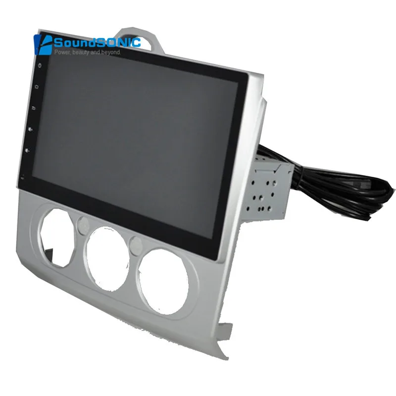 Sale 10.2Inch Full Touch Screen Android 6.0 Car DVD GPS Special for Ford for Focus 2004-2007 with Manual AC Wifi 1024*600 HD Screen 4