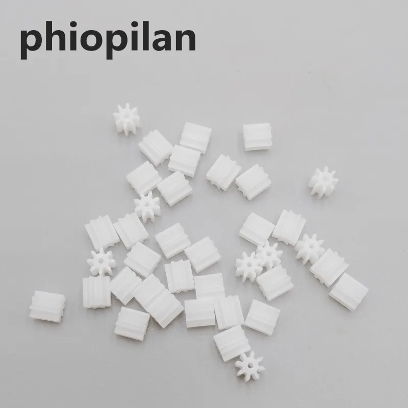 

0.5 modulus 8T 8Teeth 1.5A 8-1.5A aperture=1.45mm Plastic Flat toy gear Spur Gears motor gear fit to 1.5mm optical axis or axle