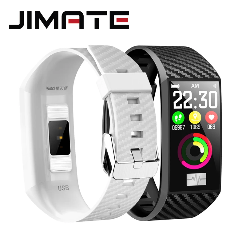 

Smart Wristband Real Time Weather Altitude Blood Pressure Bracelet Heart Rate ECG Detection USB Water Resistant Fitness Tracker