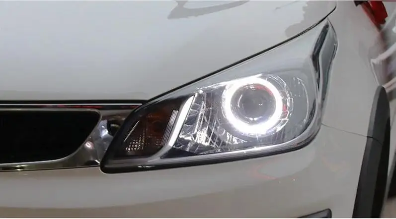 1 комплект головных фар бампера для KIA K2 налобный светильник 2017 ~ 2019y автомобильные