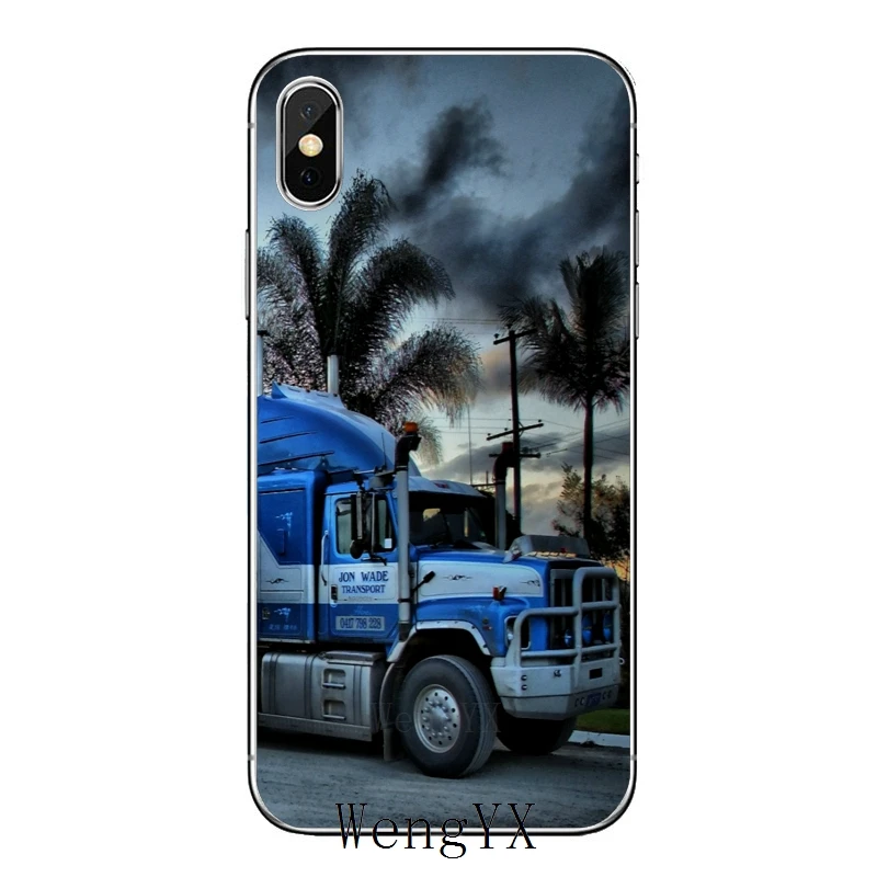 Модный супер крутой грузовик для Apple IPhone X XR XS Max 8 7 plus 6s 6 plus SE 5s 5c 5 4s 4 TPU мягкий чехол для телефона