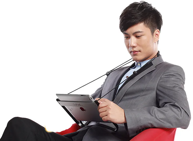 Smart holder supporter mobile office Suspender neck holder for IPAD 2/3