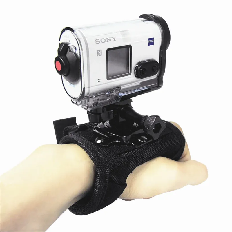 

360 Degrees Wrist Band Strap Belt Tripod Mount for GoPro Hero 7 6 5 4 Adapter Hand Band for YI 4k Sony Action Camera Accessories