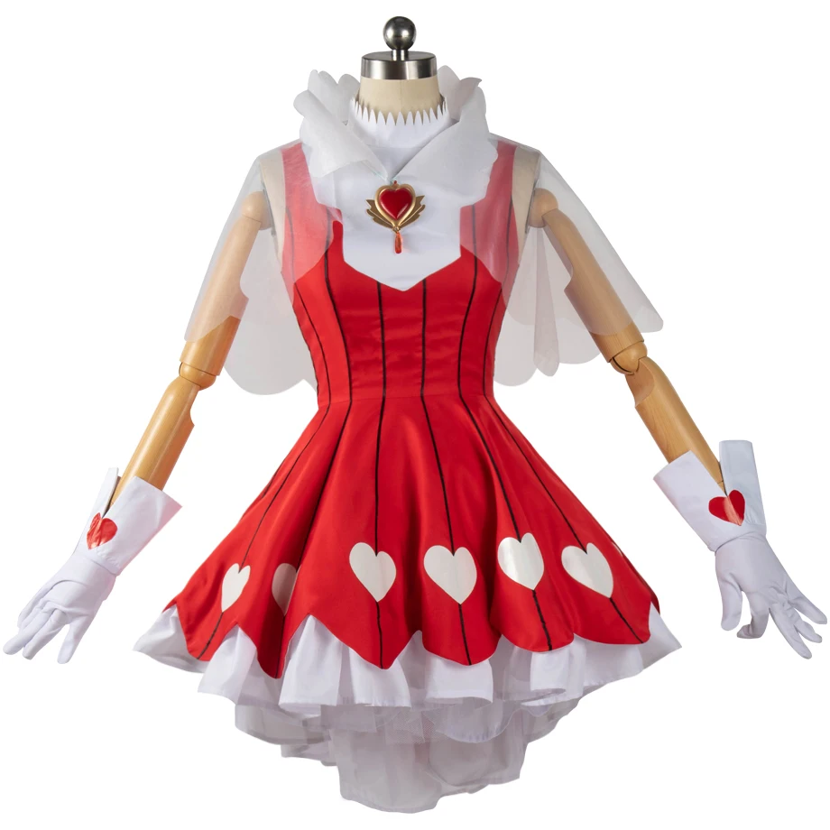 Карточка Captor Sakura: прозрачная карточка Аниме Косплей Сакура OP2 Костюм розовое