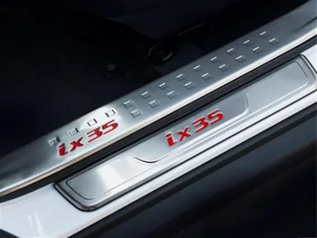 

High quality stainless steel 2013-2015 for Hyundai ix35 article threshold Welcome pedal guard after modified special 8,