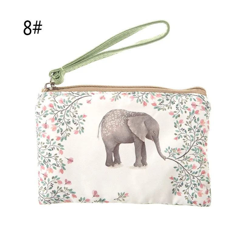Модный женский холщовый кошелек, маленькие сумки на молнии, держатель для карт, кошелек, сумочка, чехол для телефона - Цвет: 8