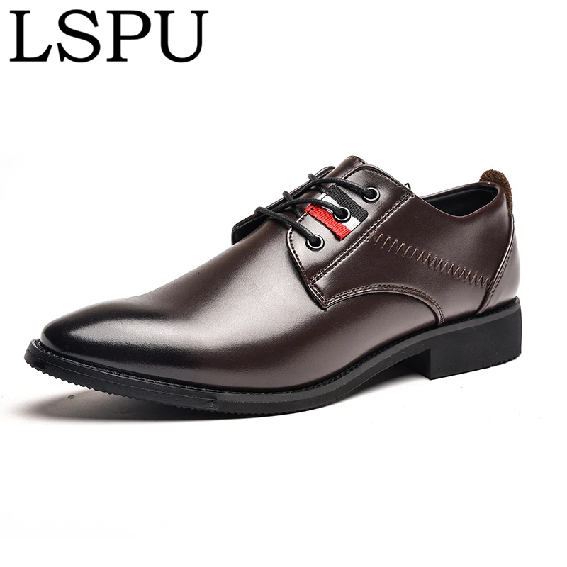 

New Arrival Popular Men Leather Shoes Lace Up Breathable Casual Formal Business Shoes Fashion Derby Shoes Dress Shoes Size 39-44