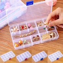 Модные Серьги Мини Аксессуары Ювелирные изделия Органайзер Контейнер пластиковый прозрачный чехол для дома для женщин коробка для хранения прочный