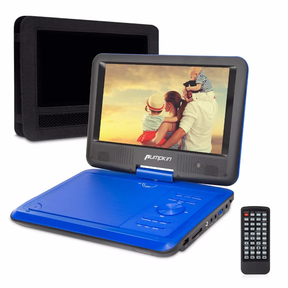 

Pumpkin 9 Inch Car Headrest DVD Player Portable DVD Car Monitor 800*480 Adjustable Angle Digital TFT Screen With Remote Control
