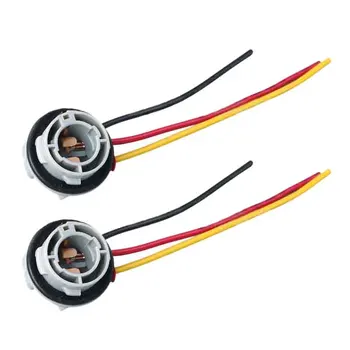 

2Pcs 1157 Bay15D Lamp Holder Bulbs P21/5W Adapter Base Socket Connector Plastic Car Accessories For Brake Light