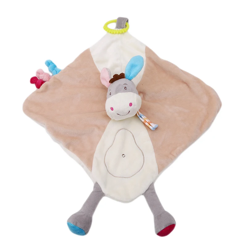 Детские игрушки, удобный носовой платок, успокаивающее полотенце, детские одеяла с прорезывателем для сенсорного развития