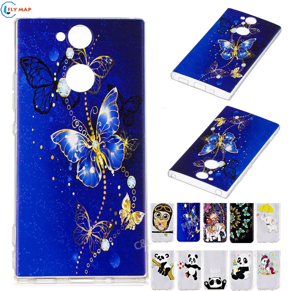 Transparent TPU Case For SONY Xperia XA2 Dual H4113 H4133 Shell For SONY Xperia H4133 H3113 H3123 H3133 Soft Phone Cover Capa