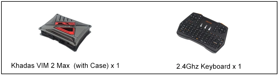 Khadas VIM2 Max Cortex A53 3 ГБ DDR4 eMMC 64 ГБ с открытым исходным кодом поддержка Linux Ubuntu mate одноплатный компьютер Abdroid tv Box+ чехол