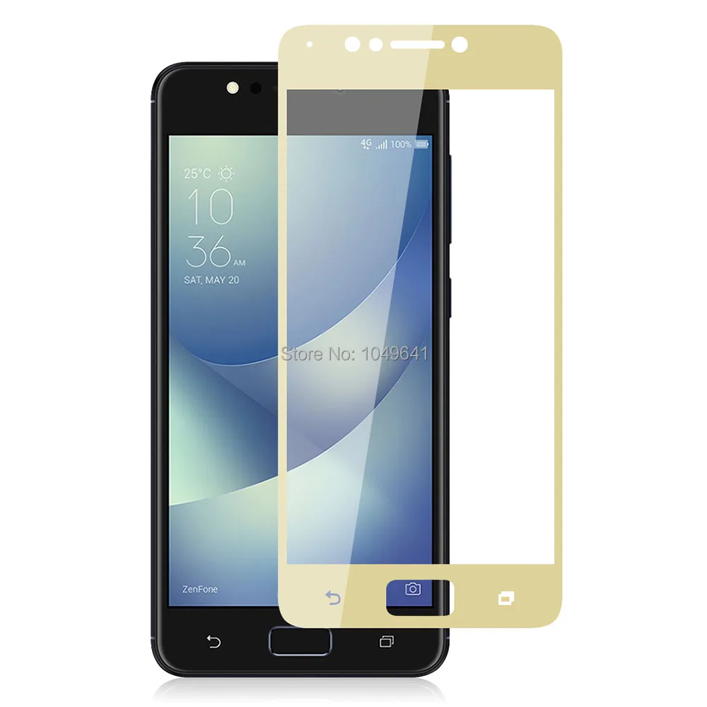 KOC3402J_1_2D Full Screen Covered Explosion-proof Tempered Glass Film for ASUS Zenfone 4 Max ZC520KL 5.2 inch